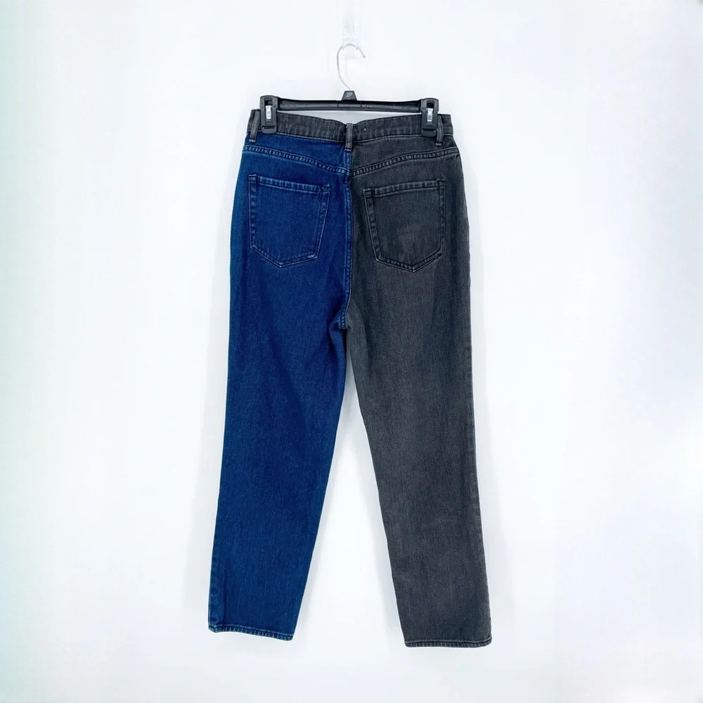 PacSun Two-Toned High Rise Straight Jeans Size 27 - Picture 9 of 12